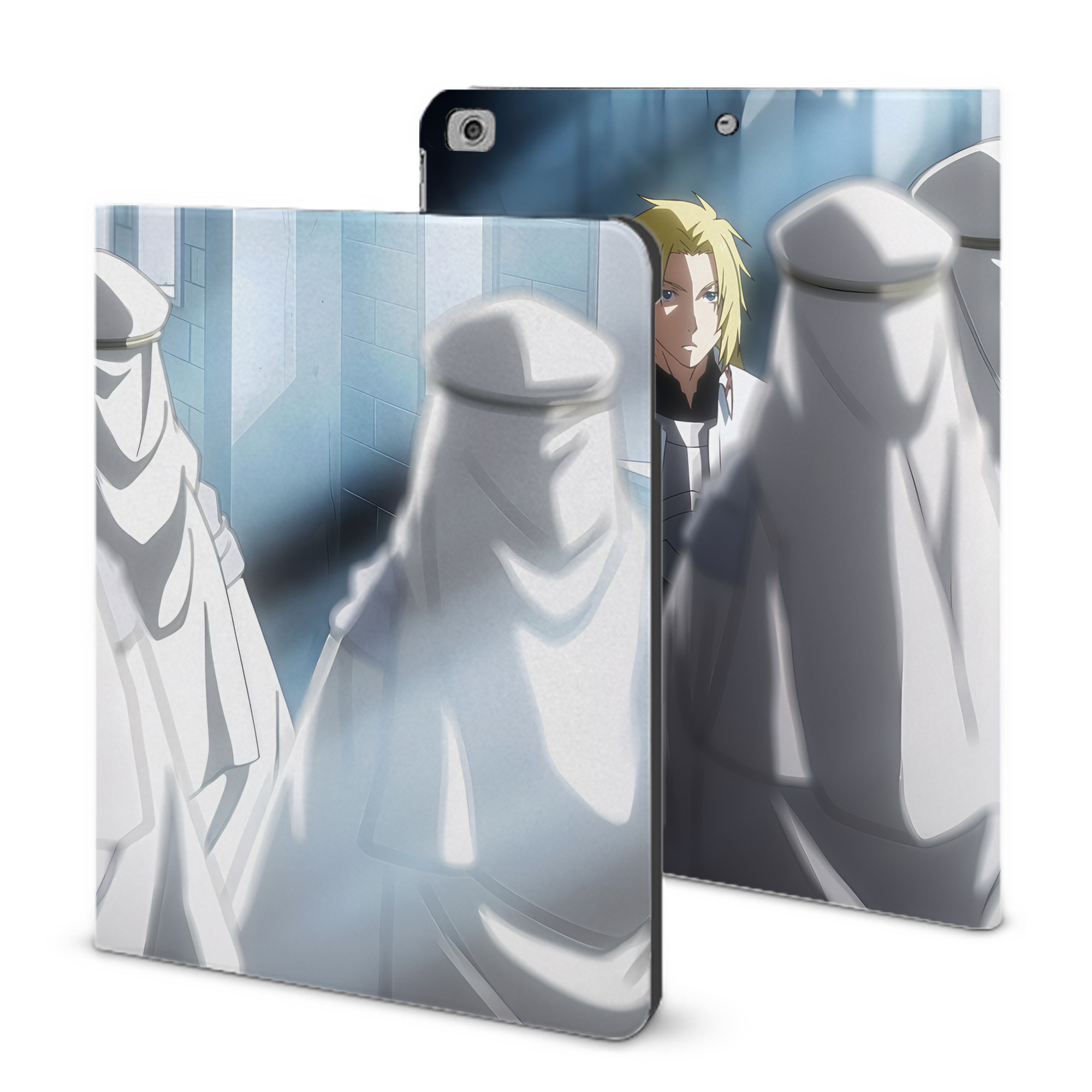 （画像用） 転スラ Regarding Reincarnated to Slime IPad ケース ブック型 PUレザー TPU 耐衝撃 軽量 薄型 ペン収納なし 全面保護 IPad 各モデル対応